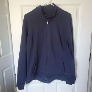 Navy Track Jacket Activewear